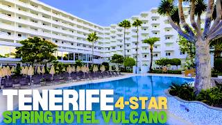 Spring Hotel Vulcano in Tenerife Playa Las Americas  Full Hotel Tour  4K 2024 [upl. by Yellas]