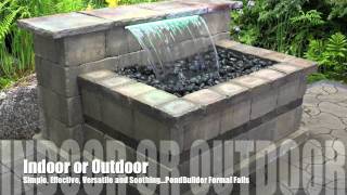 Retaining Wall Waterfall Examples [upl. by Occir]