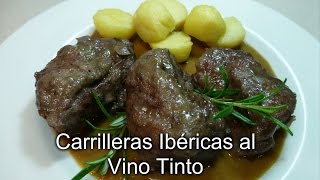 Carrilleras ibéricas al vino tinto  Receta tradicional [upl. by Dianthe]