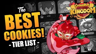 The BEST Cookies to Build TIER LIST Cookie Run Kingdom [upl. by Nonie456]