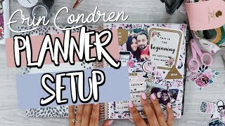 ERIN CONDREN 2018 Planner Setup  Belinda Selene [upl. by Moule]