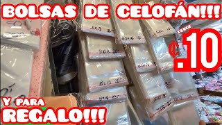 BOLSAS DE CELOFAN PARA REGALO POR CIENTO COMERCIALIZADORA RODALU DE TODA PARA NAVIDAD EN PEÑA Y PEÑA [upl. by Kermy337]