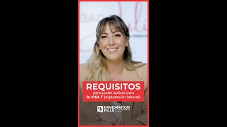 Requisitos para poder aplicar para la VISA T [upl. by Kelila43]