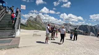 Seceda in the Dolomites Italy in Aug 14th 2023 [upl. by Ahsatal972]