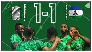 Nigeria 11 Lesotho  Goal Highlights  2026 FIFA World Cup Qualifiers [upl. by Qiratla935]