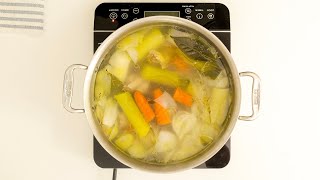 Easy homemade light chicken broth recipe [upl. by Breen]