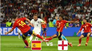 Spain vs England Euro 2024 Final  Full Match Highlights [upl. by Eenar7]