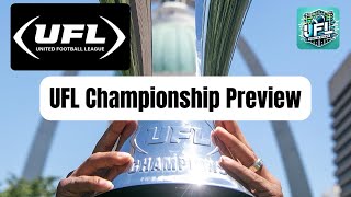 UFL Championship Preview Championship Showdown Record Ratings MVP Martinez amp More EP33 [upl. by Ydnas]