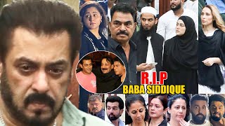 Celebrities And Politician Arrive At Baba Siddiques House  Salman KhanRashami DesaiSana Khan [upl. by Camala]