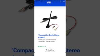 Top 10 Trending Amplified Car Antenna of 2024 Fresh Picks shorts shortsfeed shortvideo [upl. by Cristen]