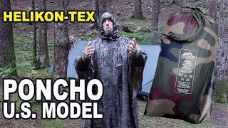 HELIKONTEX  PONCHO US MODEL  TRE GIORNI SOTTO LACQUA [upl. by Pollie]