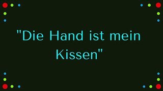 quotDIE HAND IST MEIN KISSENquot aus quotHänsel und Gretelquot [upl. by Ardnuahsal]