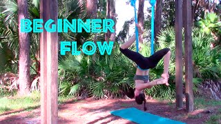 Beginner Inverted Aerial Yoga Flow [upl. by Leasim]