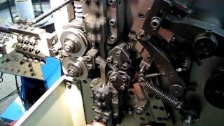 Western Spring Mfg 5axis coiler [upl. by Ardelle]