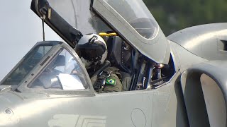 A4 Skyhawk Attack Aircraft Take Off and Low Pass [upl. by Vandervelde485]