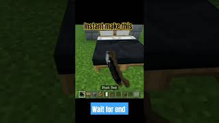 Minecraft bed hack 🤯🤯shorts [upl. by Nujra]