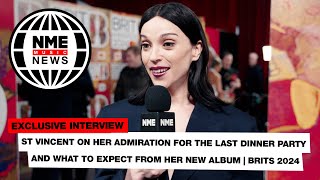 St Vincent on The Last Dinner Party and what to expect from her new album  BRITs 2024 [upl. by Annamarie]