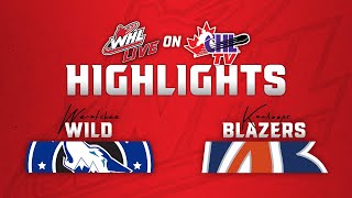 Wenatchee Wild at Kamloops Blazers 1019  WHL highlights 202425 [upl. by Atterol]