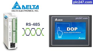 Delta HMI amp DVP14SS2 PLC quotCommunicationquot Tutorial [upl. by Cassil]