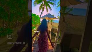 Maldives Beach villa  Sunset View  Centara rasfusi  explore travel [upl. by Cattier532]