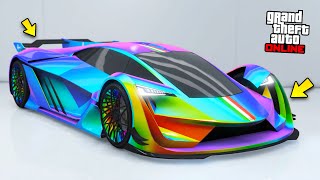 TEZERACT Customization Lamborghini Terzo Millennio  GTA 5 Online DLC Vehicle Customization [upl. by Zoldi853]