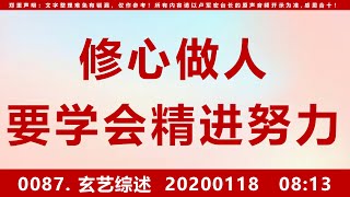 【综述0087】做人要学会精进、努力 20200118 08：13 [upl. by Ellenaej]