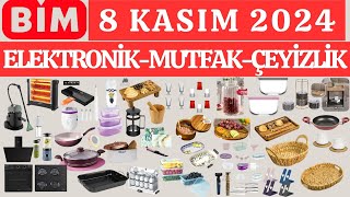 BİM 8 KASIM 2024  ÇEYİZİK EŞYALAR  ELEKTRONİK ÜRÜNLER  MUTFAK ΕŞYALARI  RESMİ KATALOG [upl. by Derr]