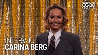 Intervju  Carina Berg  Melodifestivalen 2024 [upl. by Arivle415]