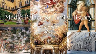 Medici Palace and Family History  Florence Italy 🇮🇹  4K walking tour [upl. by Ayim241]