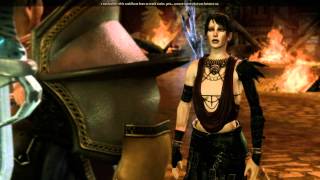 Dragon Age Origins Morrigan Romance part 35 Goodbyes before the final battle version 2 [upl. by Socha]