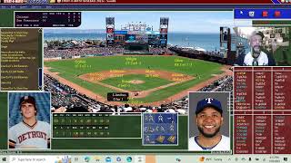 StratOMatic PC ALTERNATE LEAGUE White Sox at Giants [upl. by Thapa]