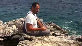 Rock fishing in Greece ψαρεμα μελανουριων 2 [upl. by Regan]