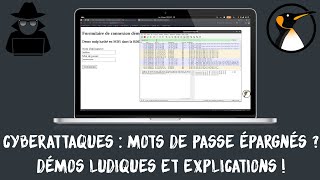 Cyberattaques  Mots de passe toujours épargnés  Démos ludiques et explications [upl. by Awuhsoj]