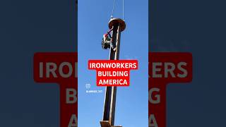 ironwork ironworkers steelbuildingconstruction hardwork bluecollar buildingamerica [upl. by Sotos987]