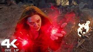 Wanda Vs Thanos  Fight Scene In Hindi  Avengers Endgame Movie CLIP 4K HD [upl. by Drape]