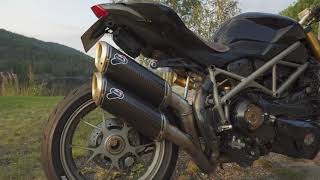 Ducati Streetfighter 1098 S  Full Termignoni Exhaust Sound [upl. by Aivatnwahs607]