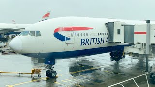 British Airways 777200ER Takeoff London Heathrow International airport LHR [upl. by Isadora]