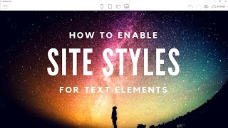 Custom Mobirise Block Tutorial p2  How to enable site styles functionality [upl. by Gregg793]