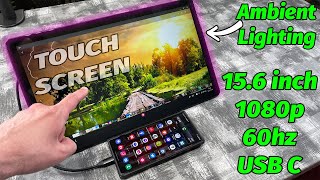 Uperfect 156 inch Portable Touchscreen Monitor  Review [upl. by Violette244]