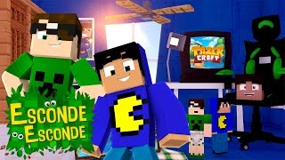 Minecraft QUARTO DO PAC E MIKE EscondeEsconde [upl. by Cinda]