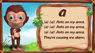 Learn the Alphabet with Jolly Phonics  The ABCD song  Nursery Rhymes For Kids [upl. by Arita181]