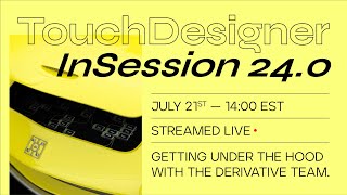 TouchDesigner InSession with Daniel Molnar  July 21st 2023 [upl. by Adnawahs]