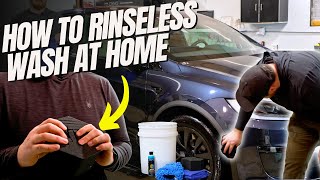 How To Wash Your Car In Your Garage With Rinseless Washing GlanzenDetailing [upl. by Monahon]