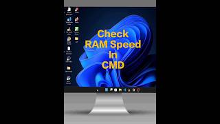 To check RAM speed in CMD use the command quotwmic memorychip get speedquot 🖥️⚡ shorts [upl. by Nohsyar350]