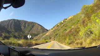 Drive Timelapse  California Highway 1 from Los Angeles to San Francisco [upl. by Elitnahc]