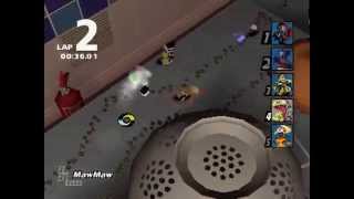 Micro Maniacs Racing  PS1 Gameplay [upl. by Leahcimdivad]