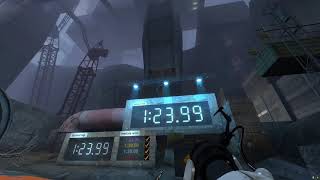 Portal 2 Gelocity Time Trial  Track 3 12399 [upl. by Eirrab]