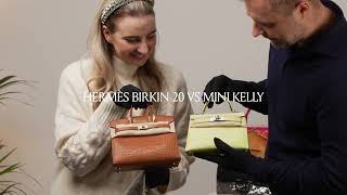 Hermès Birkin 20 VS Hermès Mini Kelly Comparison amp Review I SACLÀB Handbag Royalty [upl. by Noicpecnoc942]