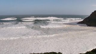 ‘Spring tide’ ocean waves hit South Africa [upl. by Sullivan475]