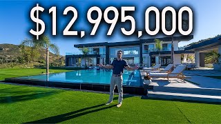 Touring a Malibu Modern Mansion on 50 Acres of Land [upl. by Regan604]